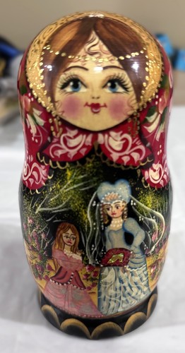 Vintage russian matryoshka - vintage,