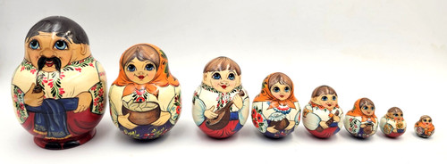 Vintage ukrainian family - vintage,