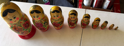 Russian matryoshka nesting - matryoshka,