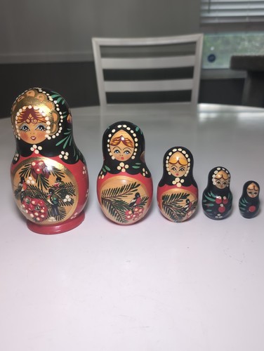 Vintage russian matryoshka - vintage,