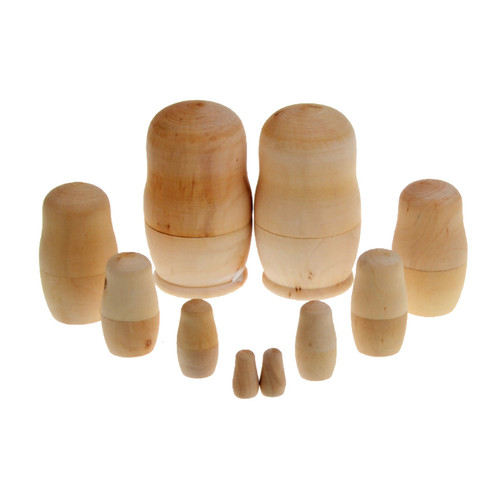 5pc unpainted diy - 5pc,